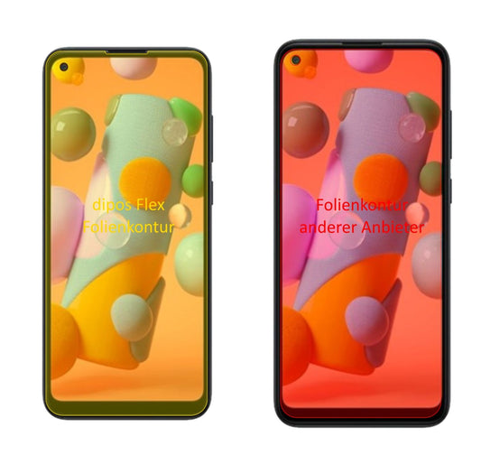 2x 3D Full Cover Schutzfolie für Samsung Galaxy A1 (2)