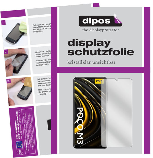 2x Schutzfolie klar für Poco M3 Display-Schutzfoli (1)