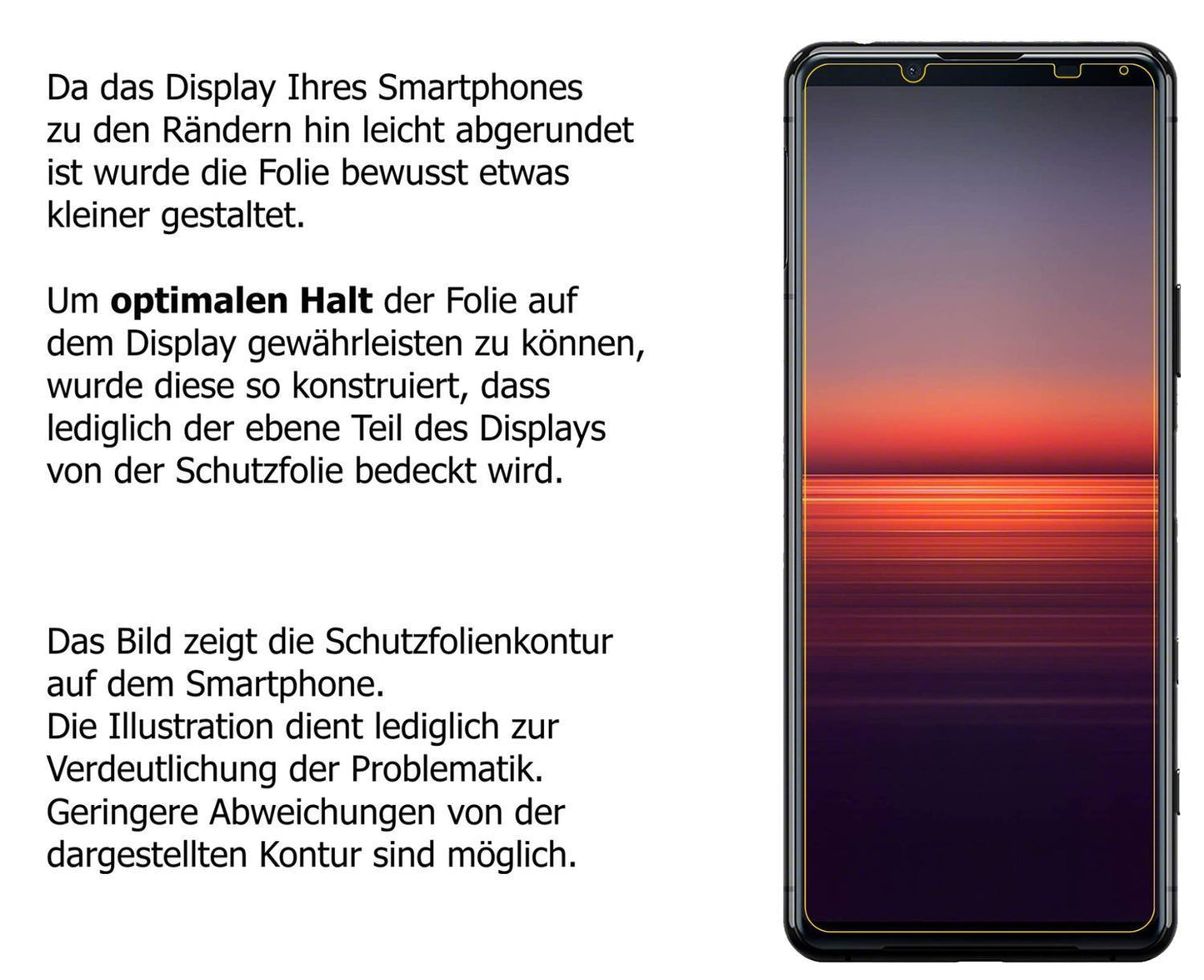 1x 9H Schutzfolie matt für Sony Xperia 5 II Panzer (3)