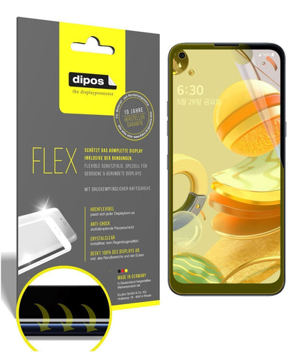 3x 3D Full Cover Schutzfolie für LG Q61 (1)