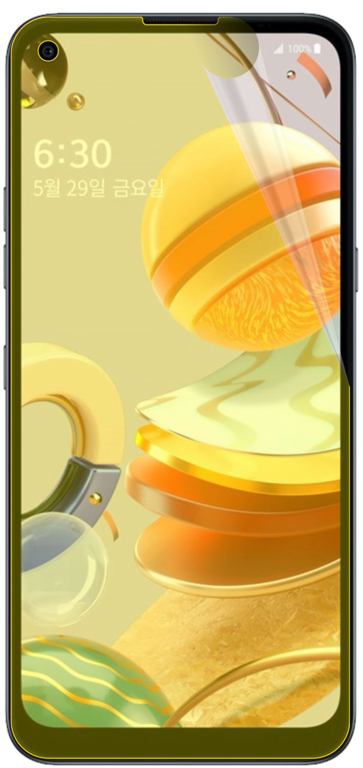 3x 3D Full Cover Schutzfolie für LG Q61 (3)