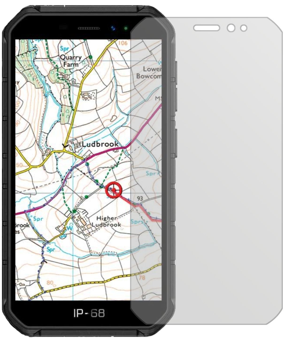 2x Schutzfolie matt für Ulefone Armor X7 Pro Displ (2)