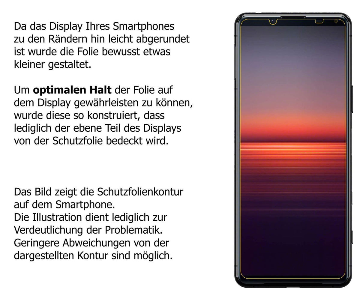 2x 9H Schutzfolie für Sony Xperia 5 II Panzerfolie (3)