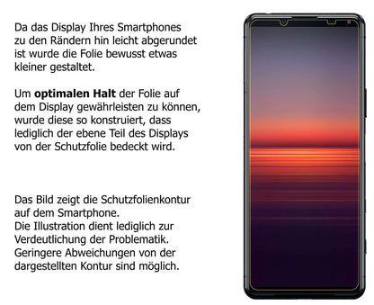 6x Schutzfolie klar für Sony Xperia 5 II Display-S (5)
