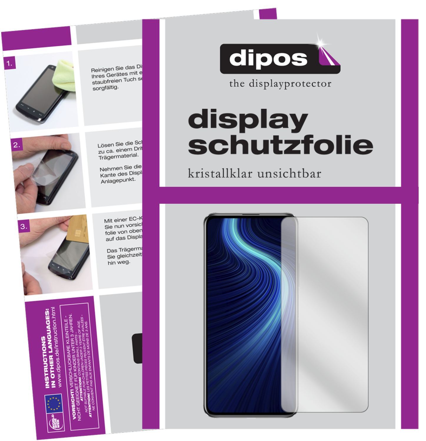 6x Schutzfolie klar für Honor X10 5G Display-Schut (1)