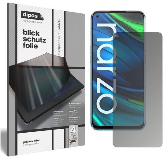 Blickschutzfolie für Oppo Realme Narzo 20 Pro matt (1)