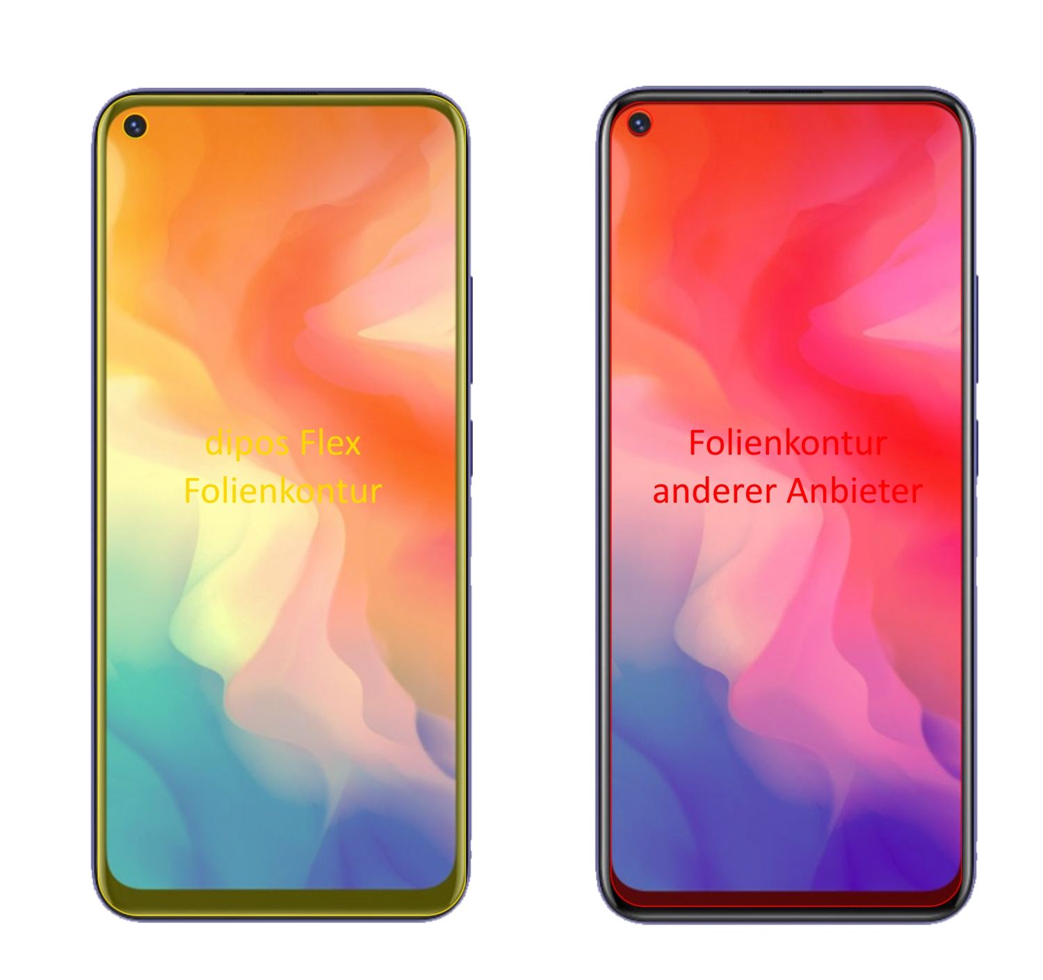 3x 3D Full Cover Schutzfolie für Vivo Y30 (2)