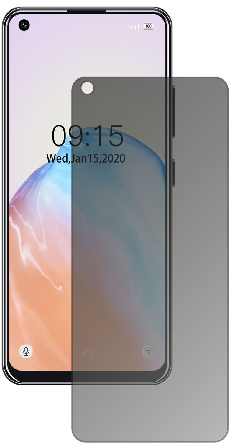 Blickschutzfolie für Oukitel C18 Pro matt Schutzfo (2)
