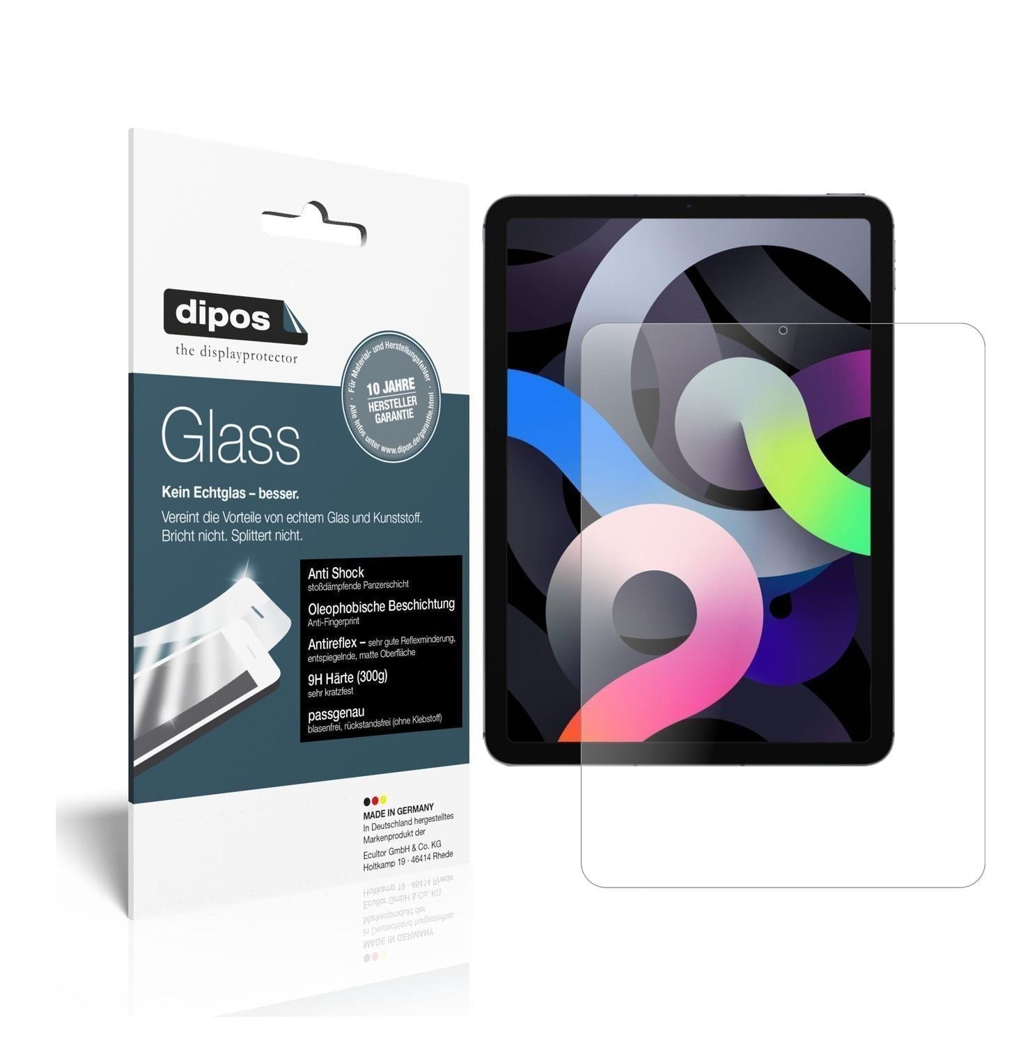 1x 9H Schutzfolie matt für Apple iPad Air 10.9 Zol (1)