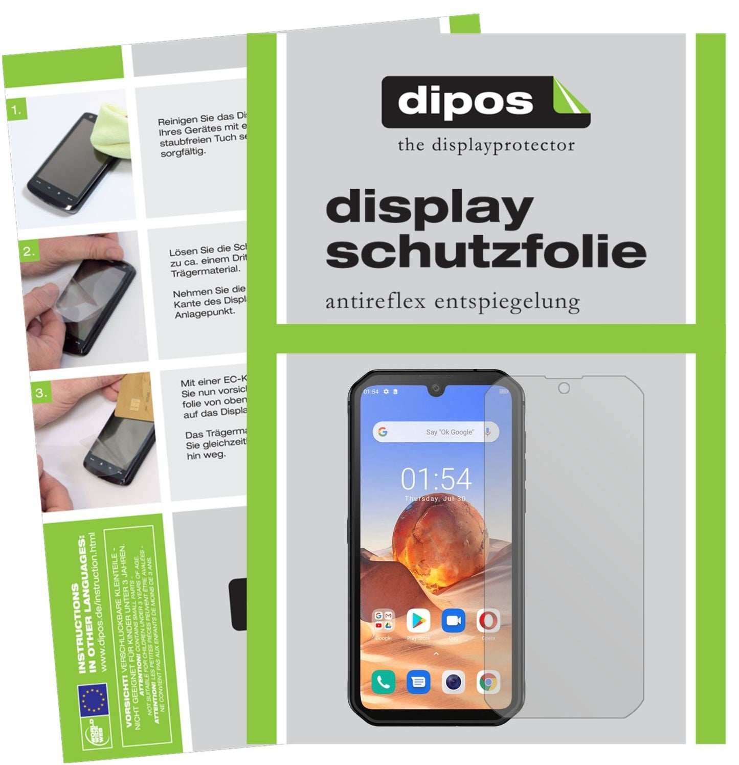 6x Schutzfolie matt für Blackview BV9900 Display-S (1)