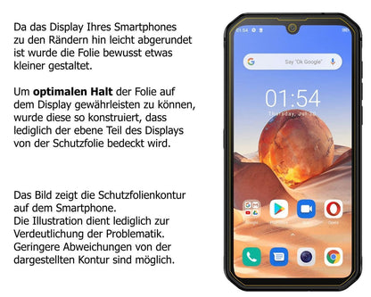 6x Schutzfolie matt für Blackview BV9900 Display-S (6)