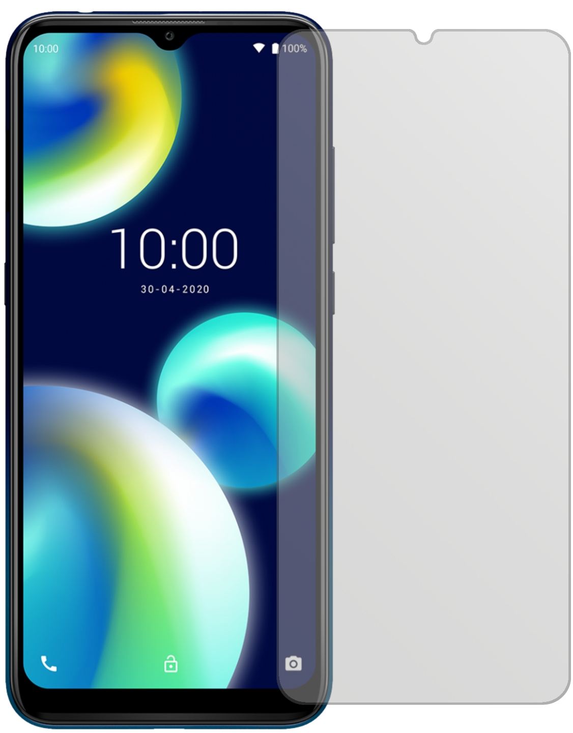 5x Schutzfolie matt für Wiko View 4 Lite Display-S (2)