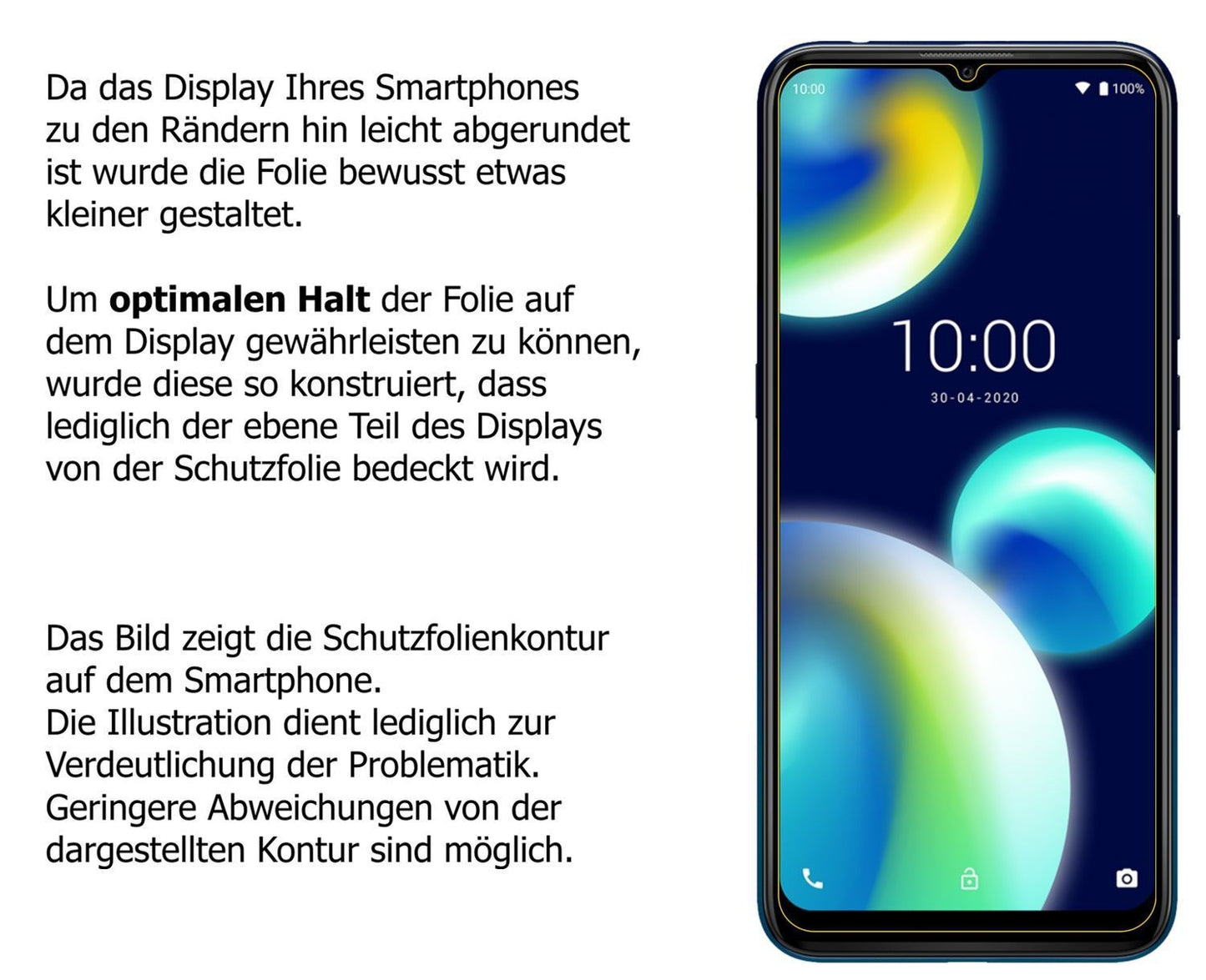 1x Schutzfolie matt für Wiko View 4 Lite Display-S (6)