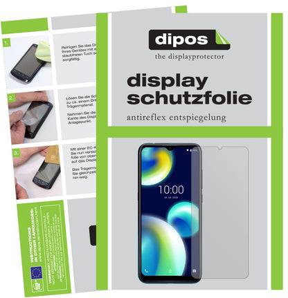 2x Schutzfolie matt für Wiko View 4 Lite Display-S (1)