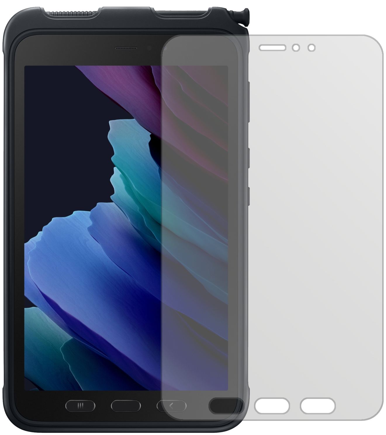 1x Schutzfolie matt für Samsung Galaxy Tab Active  (2)