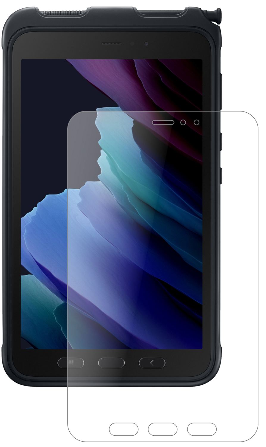 2x 9H Schutzfolie matt für Samsung Galaxy Tab Acti (2)