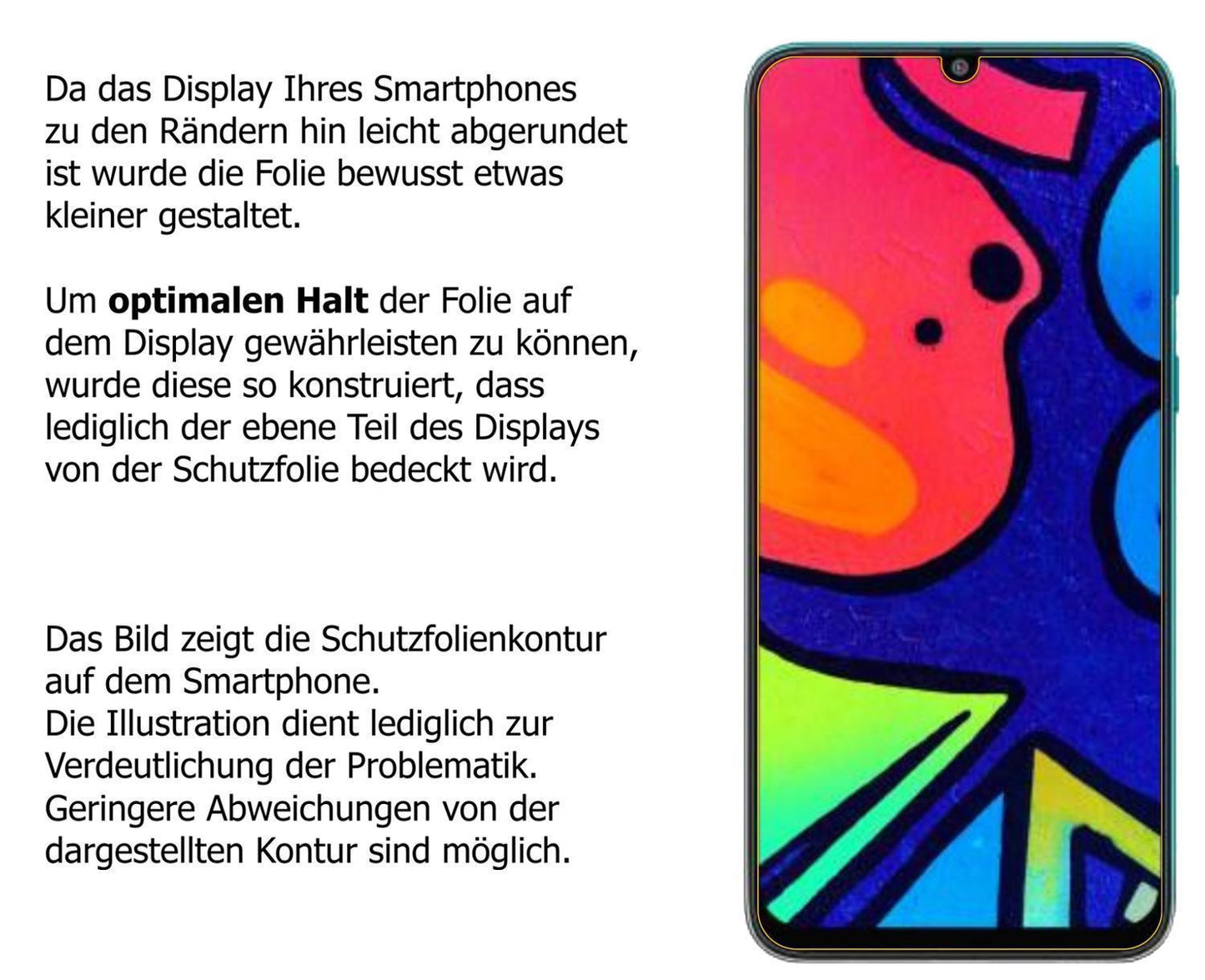 2x 9H Schutzfolie für Samsung Galaxy F41 Panzerfol (3)