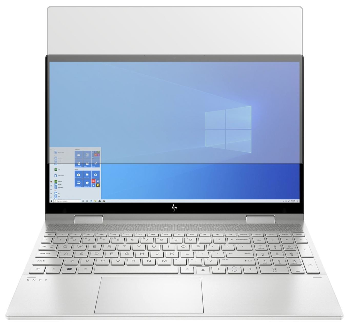 1x Schutzfolie matt für HP Envy x360 15 ed0768ng D (2)