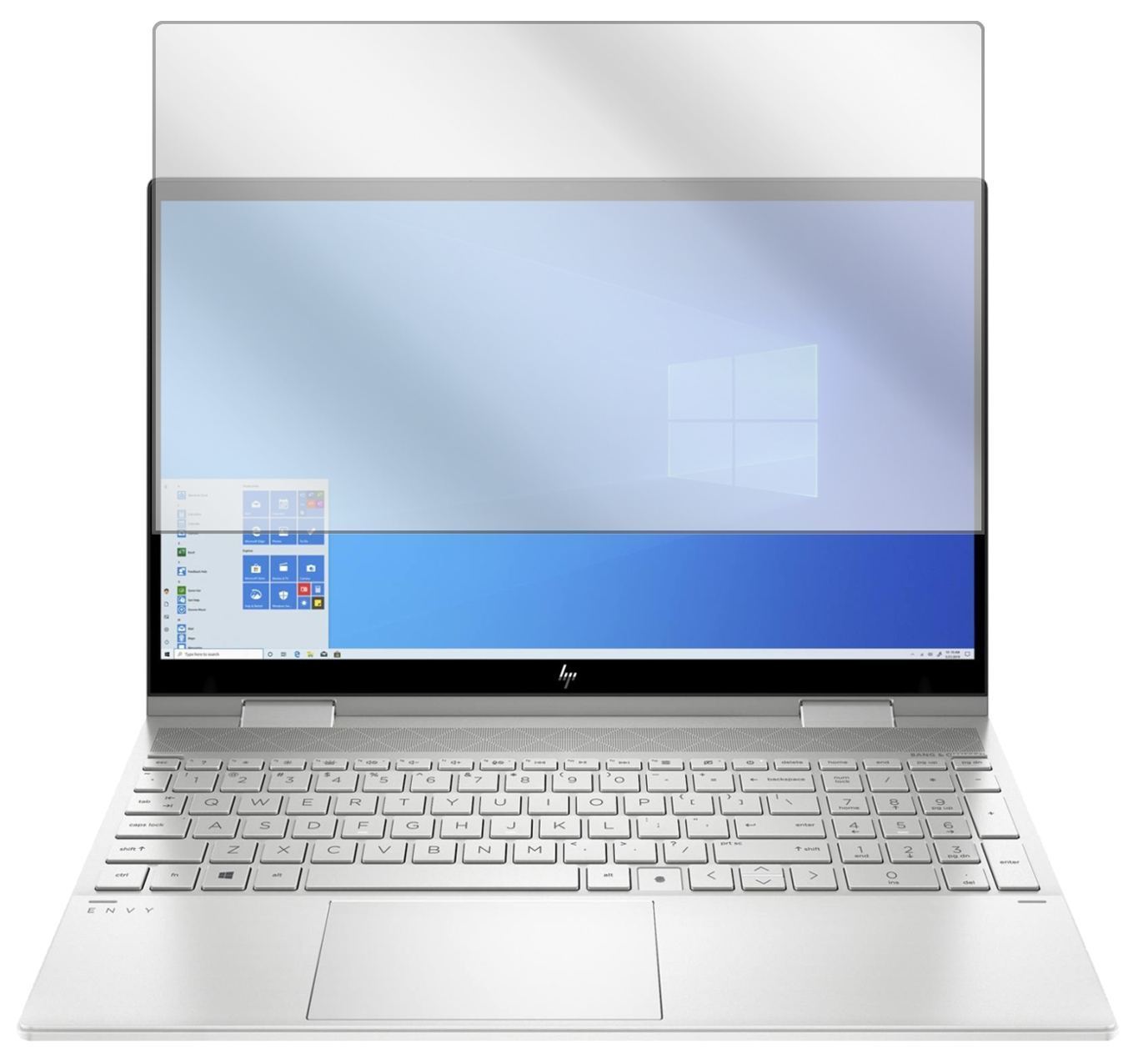 2x Schutzfolie klar für HP Envy x360 15 ed0768ng D (2)