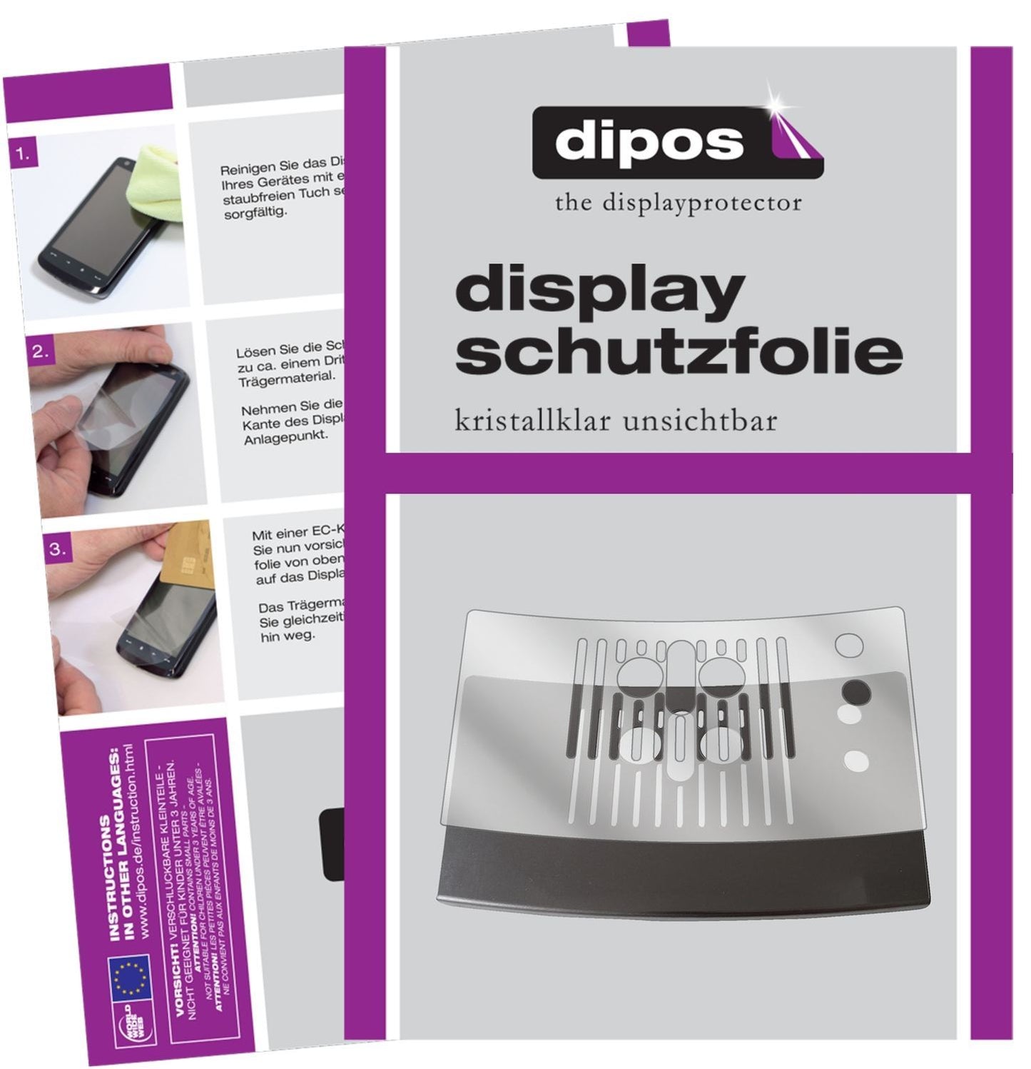 2x Schutzfolie klar für NIVONA NICR 758 Tropfblech (1)