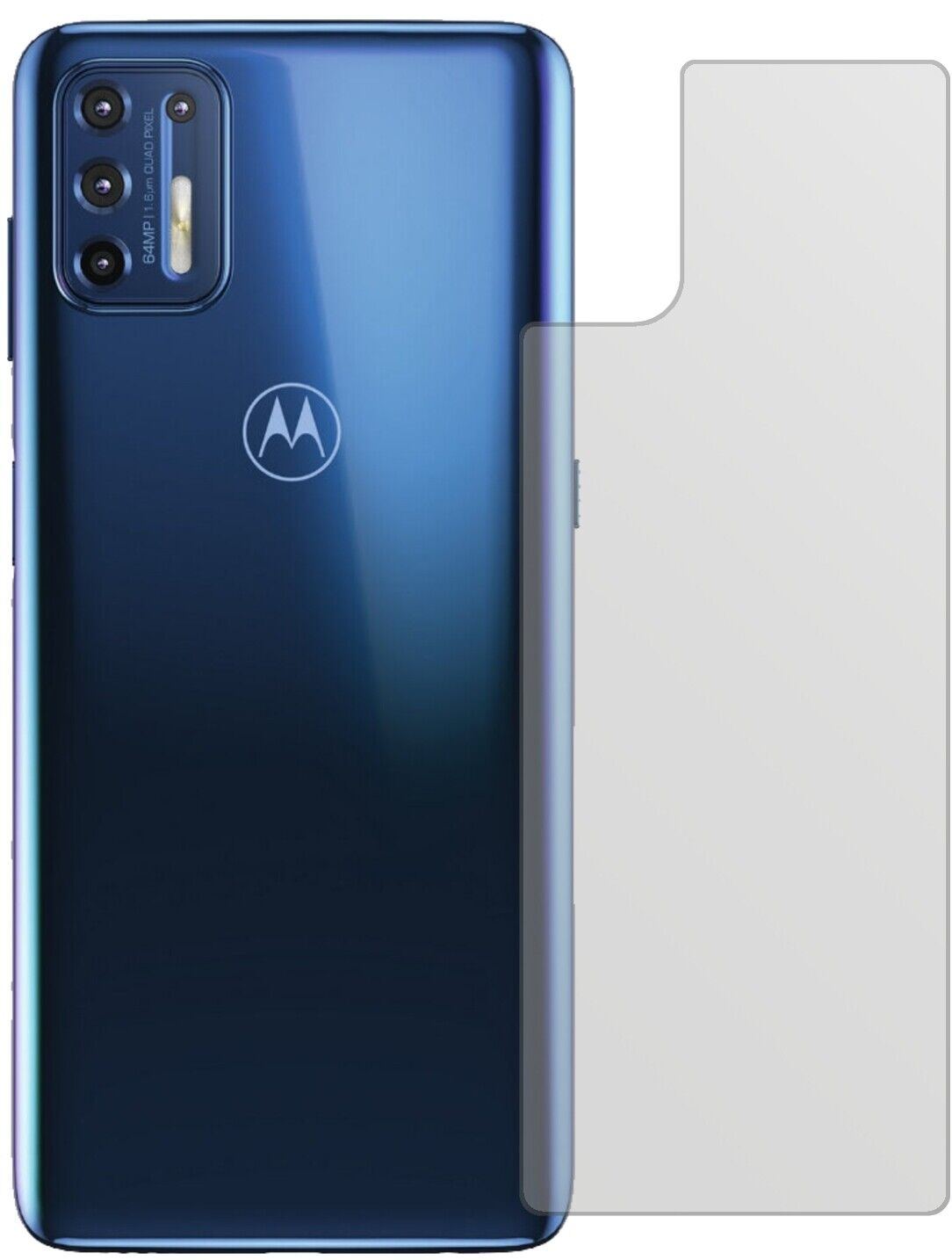5x Schutzfolie matt für Motorola Moto G9 Plus Rück (2)