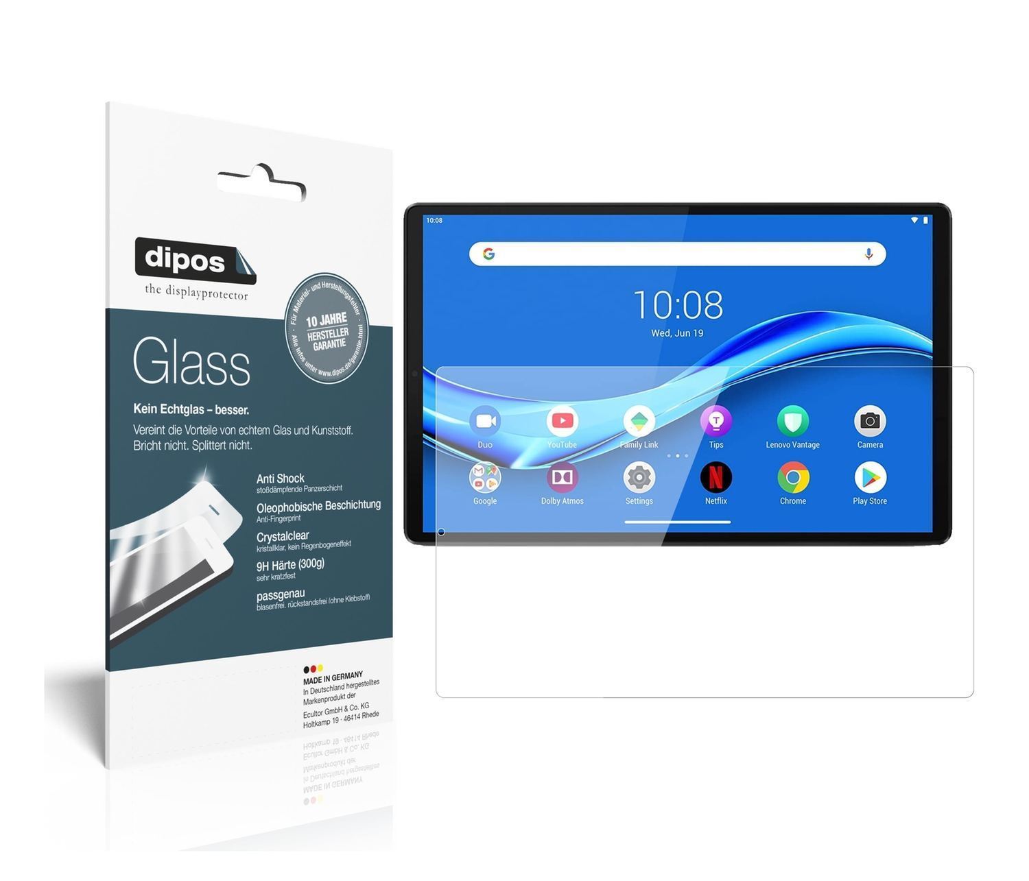 2x 9H Schutzfolie für Lenovo Tab M10 FHD Plus Panz (1)