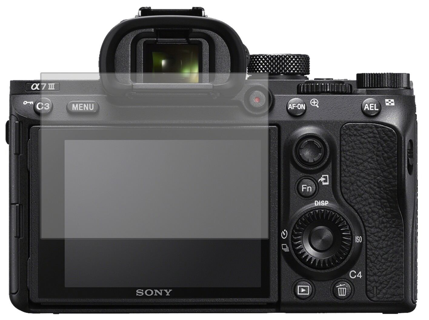 2x Schutzfolie matt für Sony Alpha 7C Display-Schu (2)
