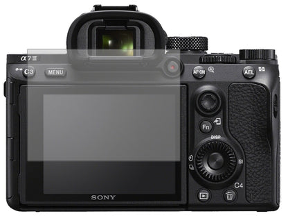 2x Schutzfolie matt für Sony Alpha 7C Display-Schu (2)