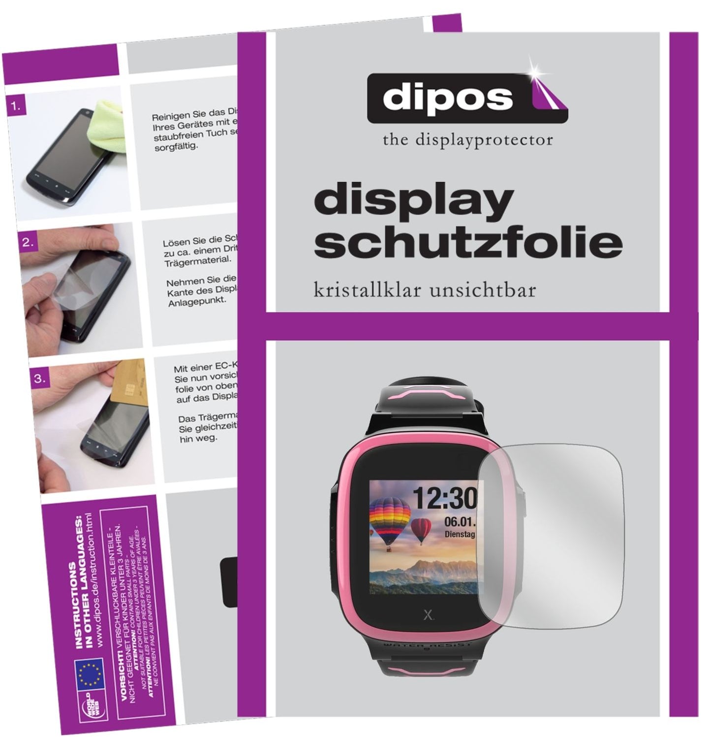 6x Schutzfolie klar für Xplora X5 Play Display-Sch (1)