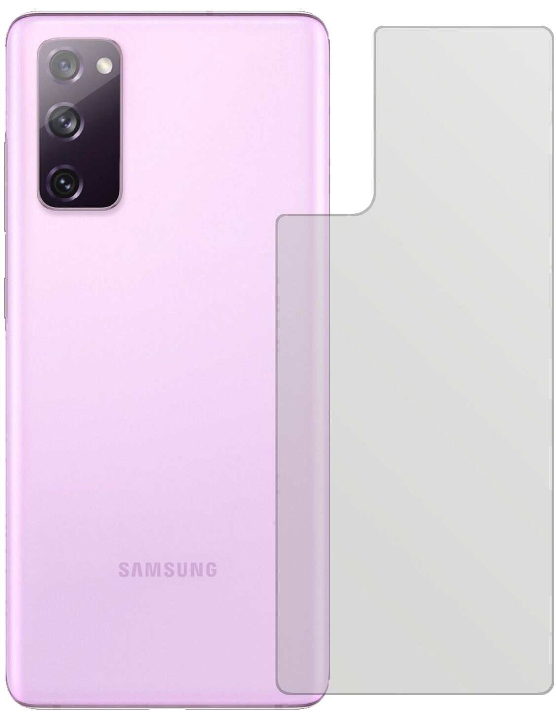 2x Schutzfolie matt für Samsung Galaxy S20 FE Rück (2)