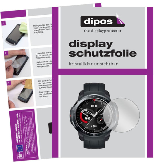 1x Schutzfolie klar für Honor GS Pro Smartwatch (4 (1)