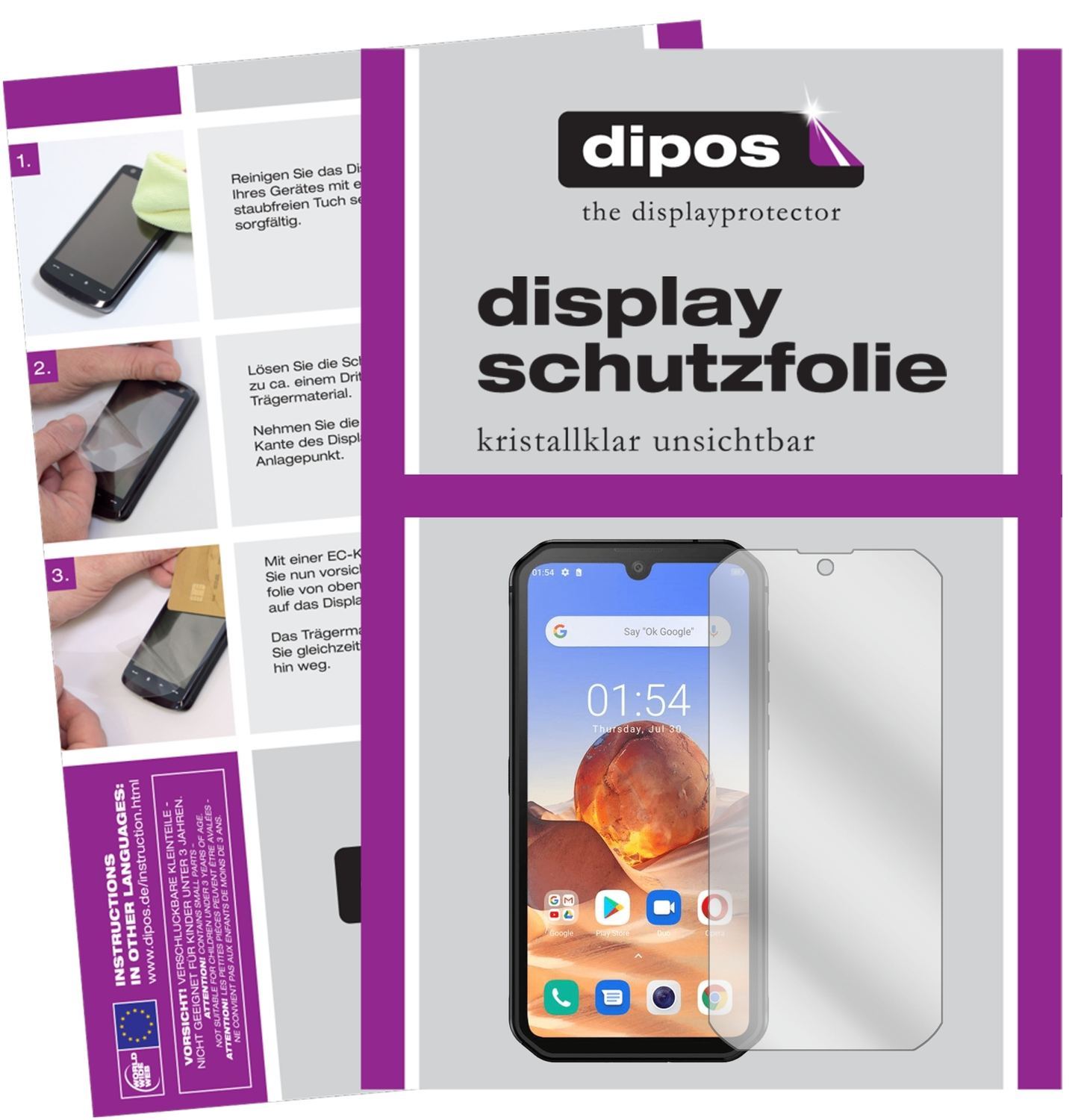 2x Schutzfolie klar für Blackview BV9900E Display- (1)