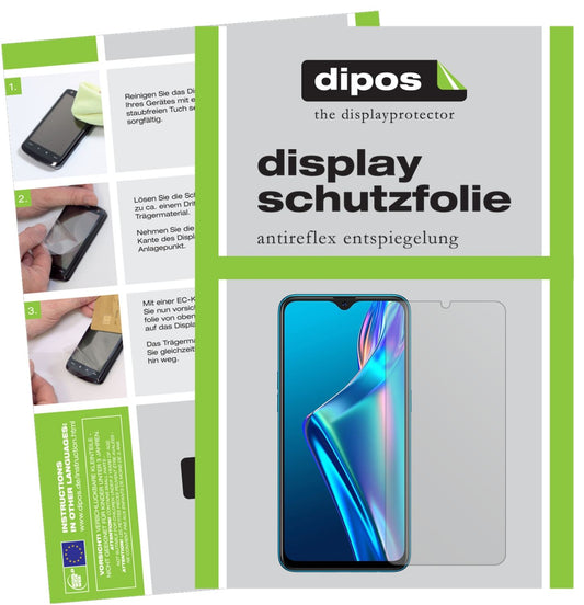 2x Schutzfolie matt für Oppo A12 Display-Schutzfol (1)