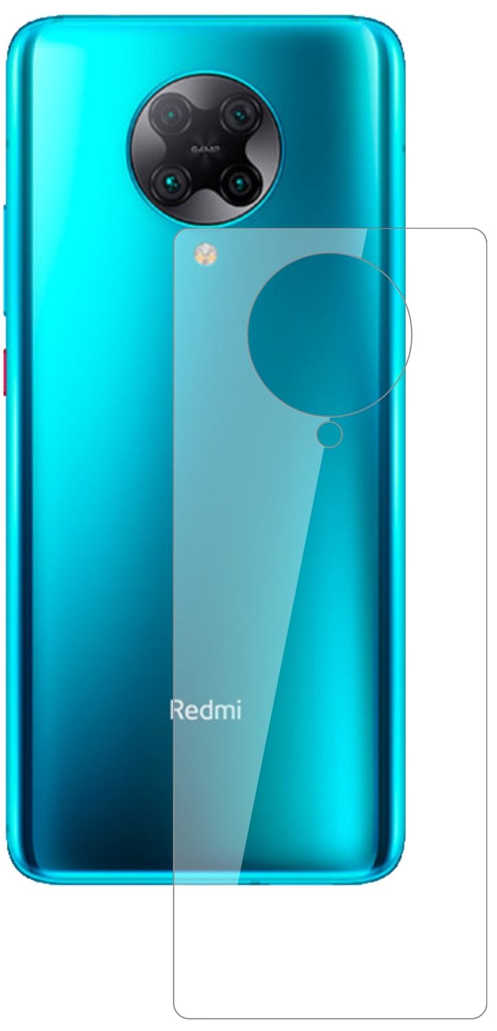 2x 9H Schutzfolie für Xiaomi Redmi K30 Pro Rücksei (2)