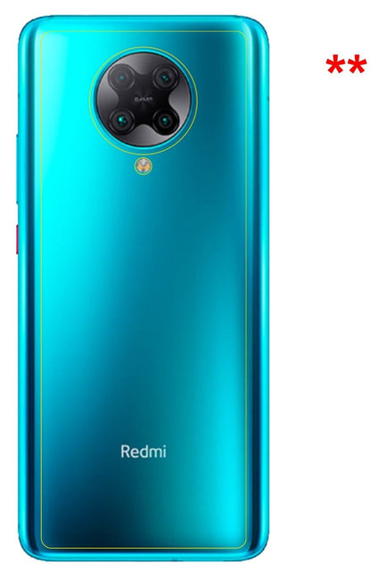 2x 9H Schutzfolie für Xiaomi Redmi K30 Pro Rücksei (3)