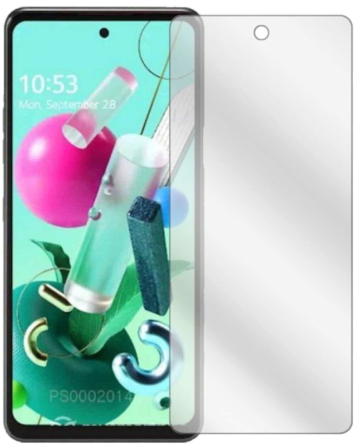 6x Schutzfolie klar für LG Q92 Display-Schutzfolie (2)