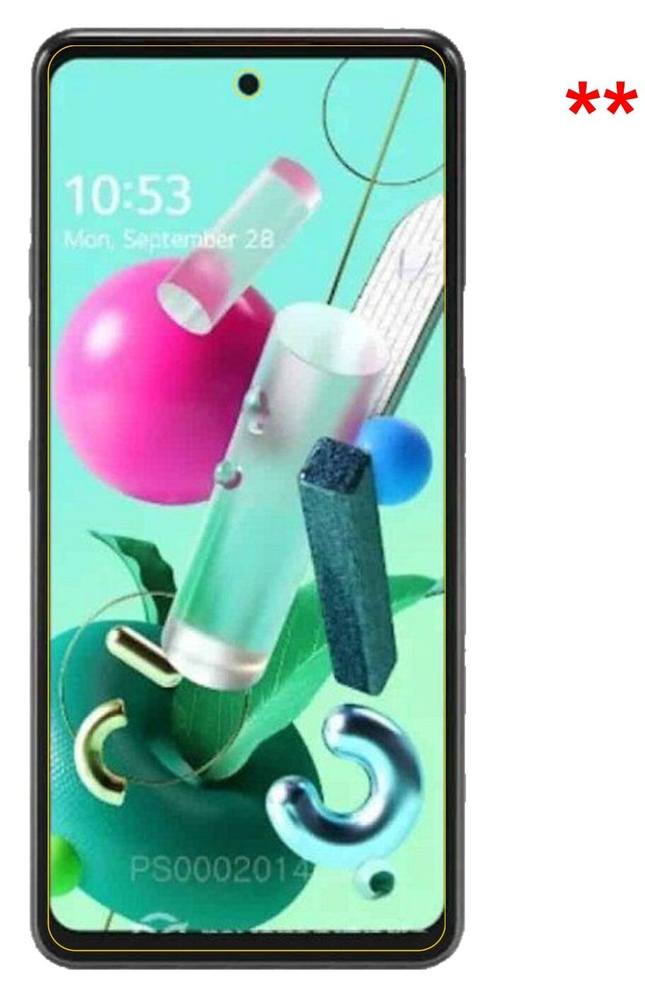 Blickschutzfolie für LG Q92 matt Schutzfolie Priva (5)