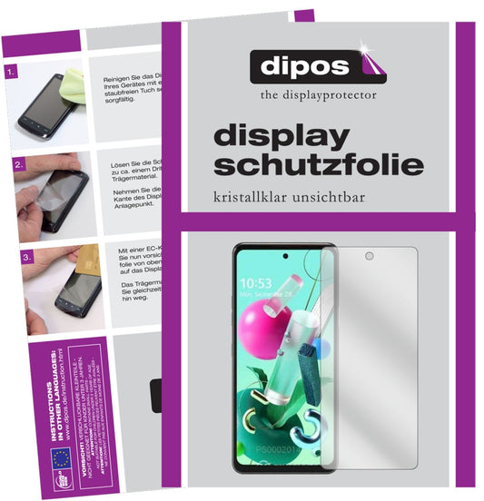 2x Schutzfolie klar für LG Q92 Display-Schutzfolie (1)