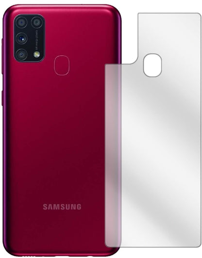 2x Schutzfolie klar für Samsung Galaxy M31s Rückse (2)