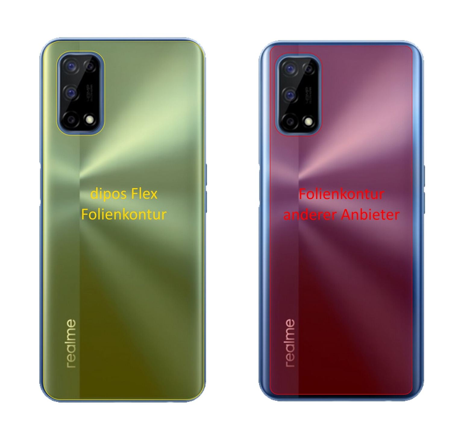 3x 3D Full Cover Schutzfolie für Oppo Realme V5 5G (2)