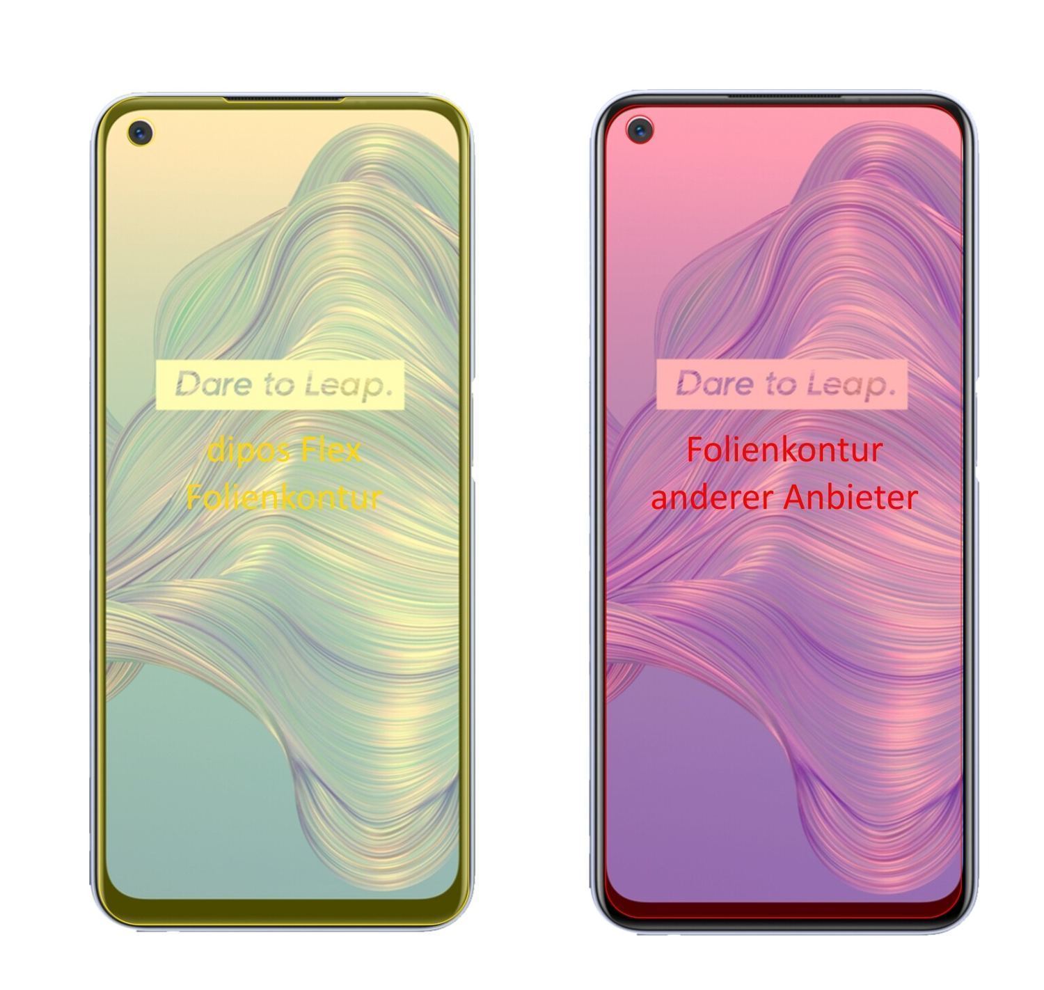 3x 3D Full Cover Schutzfolie für Oppo Realme V5 5G (2)