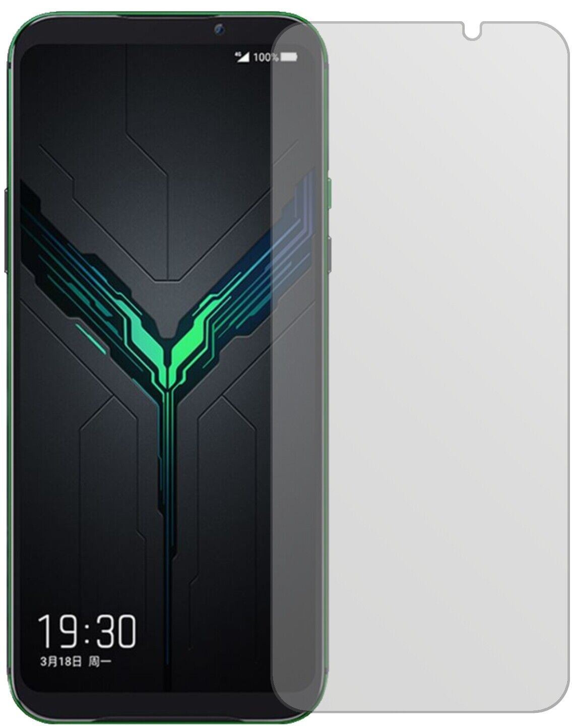 1x Schutzfolie matt für Xiaomi Black Shark 3S Disp (2)