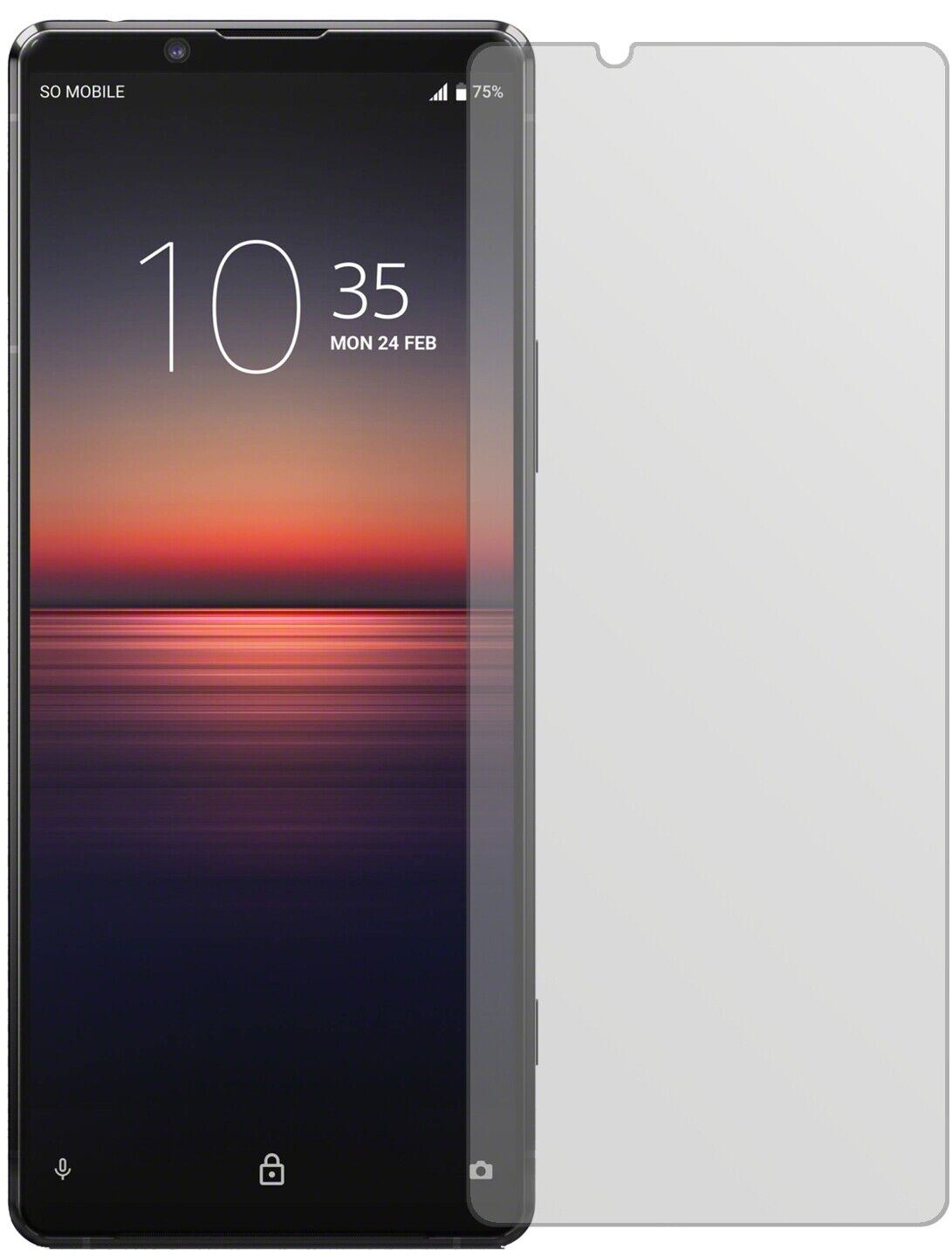 5x Schutzfolie matt für Sony Xperia 1 II Display-S (2)