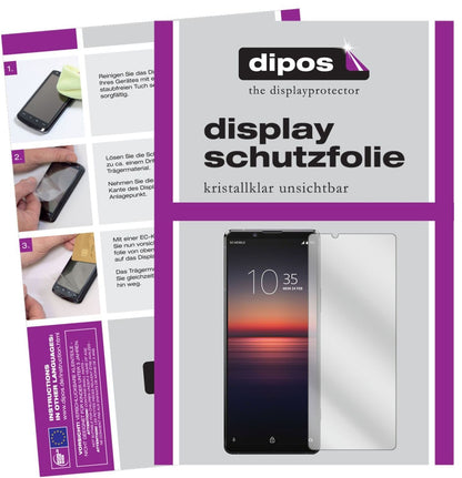 5x Schutzfolie klar für Sony Xperia 1 II Display-S (1)