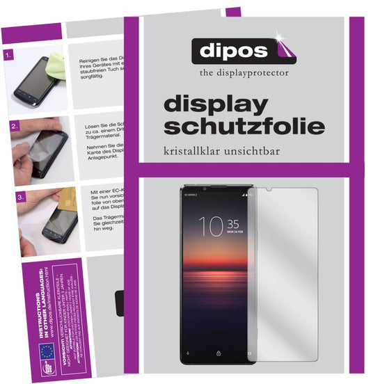 1x Schutzfolie klar für Sony Xperia 1 II Display-S (1)