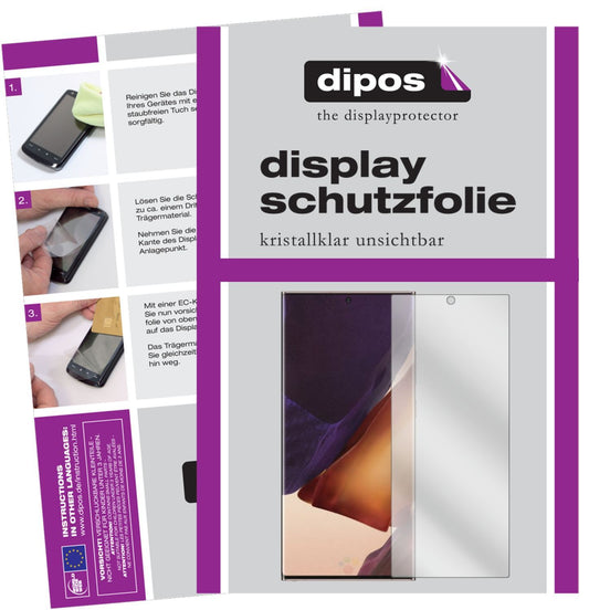 6x Schutzfolie klar für Samsung Galaxy Note 20 Dis (1)