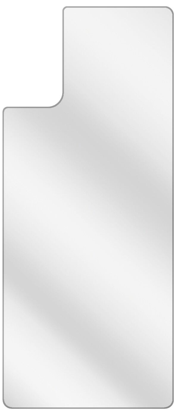 2x Schutzfolie klar für Honor X10 Max 5G Rückseite (3)