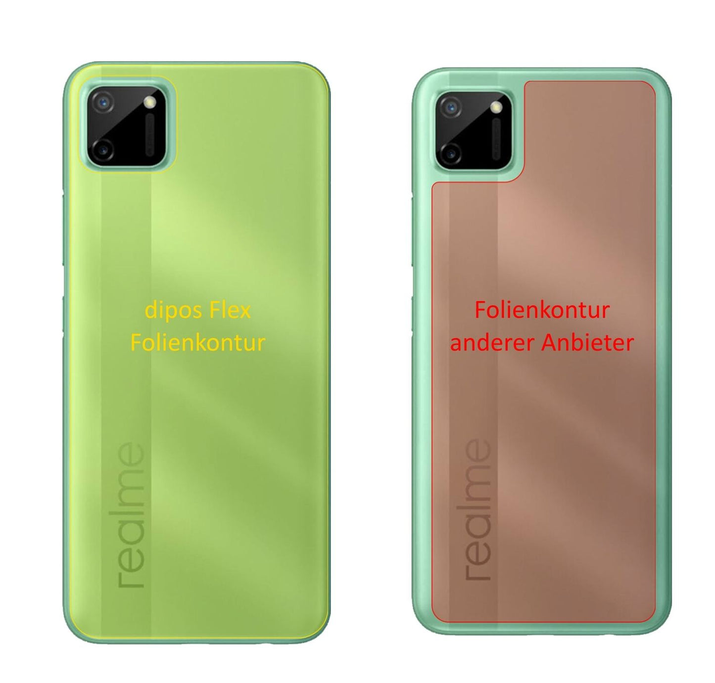 3x 3D Full Cover Schutzfolie für Oppo Realme C11 R (2)