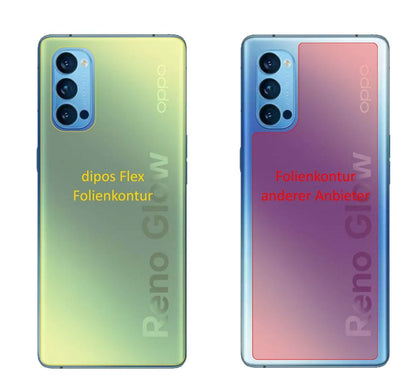 2x 3D Full Cover Schutzfolie für Oppo Reno 4 Pro R (2)