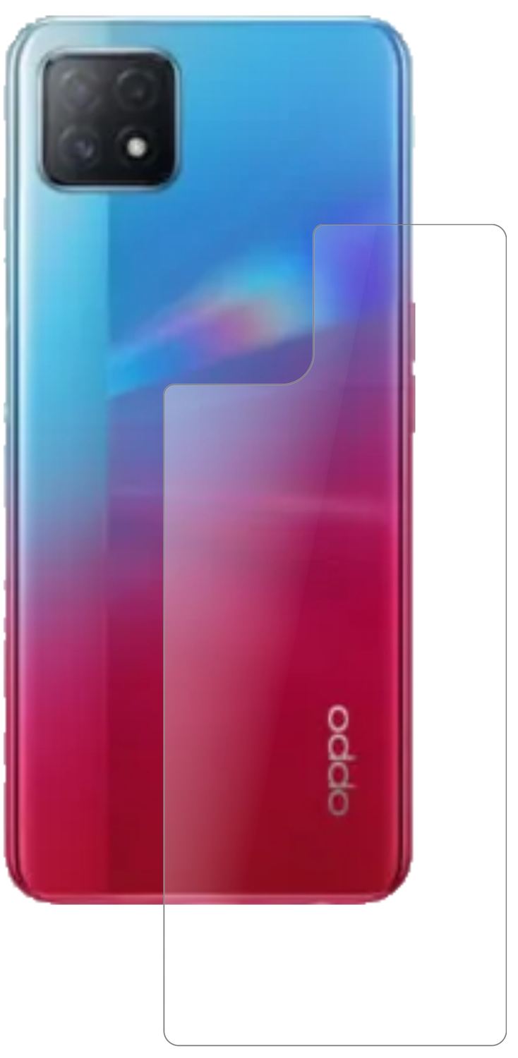 2x 9H Schutzfolie matt für Oppo A72 5G Rückseite P (2)